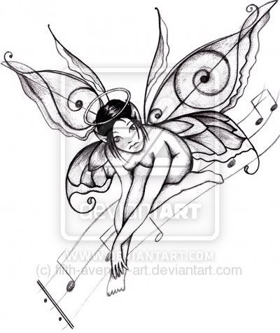 Fairy Tattoo Design on Musical Fairy Graphics Code   Musical Fairy Comments   Pictures