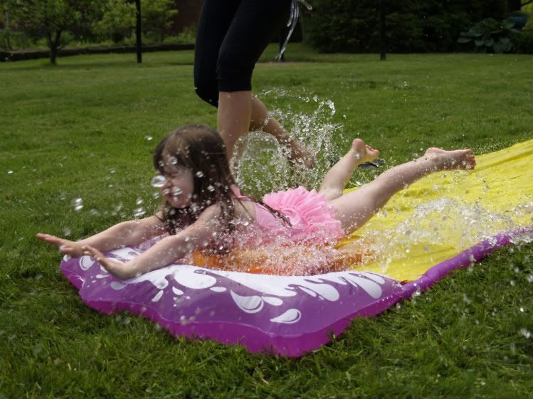 slip-n-slide summer fun water