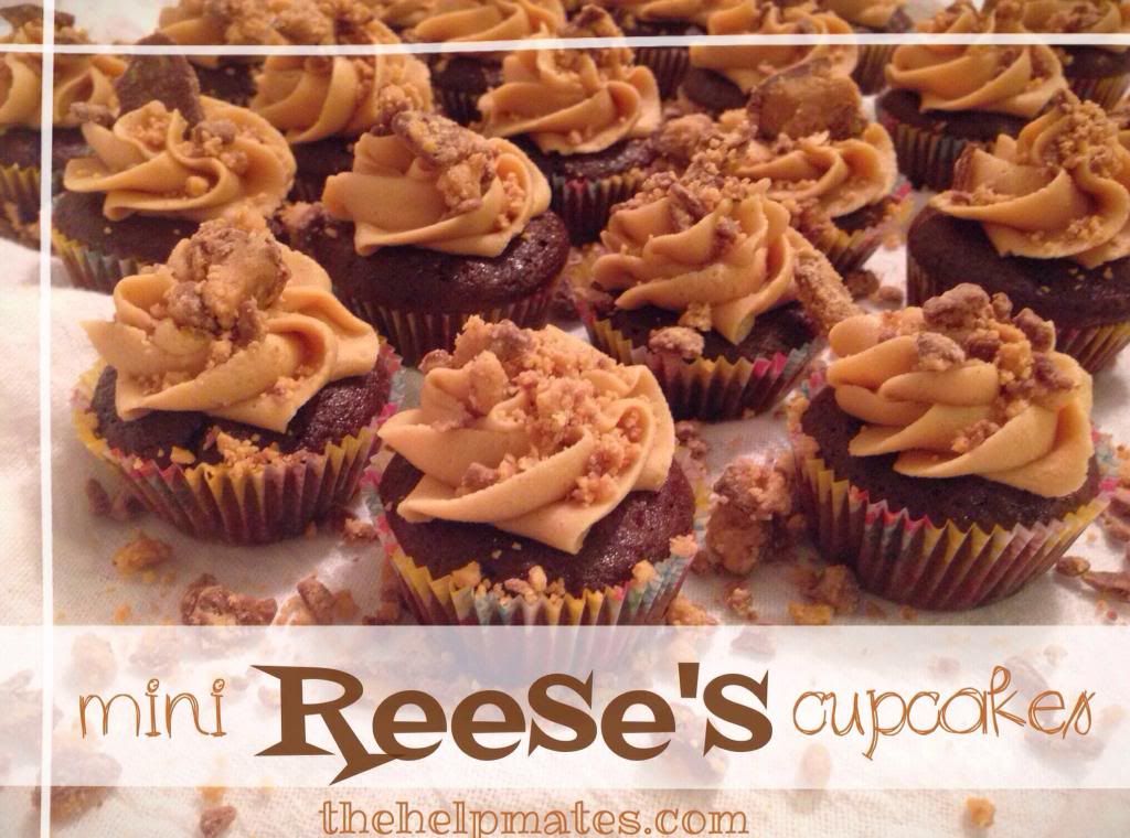 Mini Reese's Cupcakes