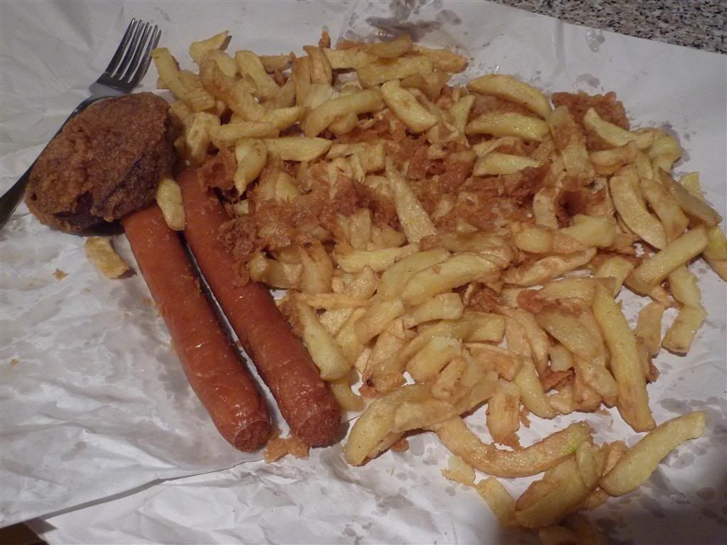 Image result for chip shop scraps