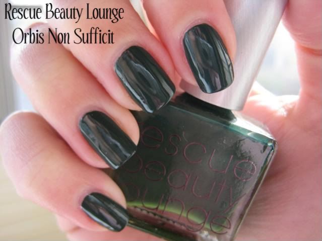 RBL,Rescue Beauty Lounge,Orbis Non Sufficit,green,creme,swatch,labeled swatch