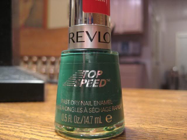 Revlon,Emerald,Top Speed,Revlon Top Speed,green,creme,bottle pic