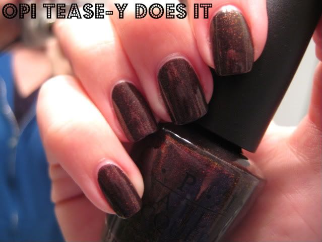 OPI,holiday,holiday 2010,Burlesque,Tease-y Does It,swatch