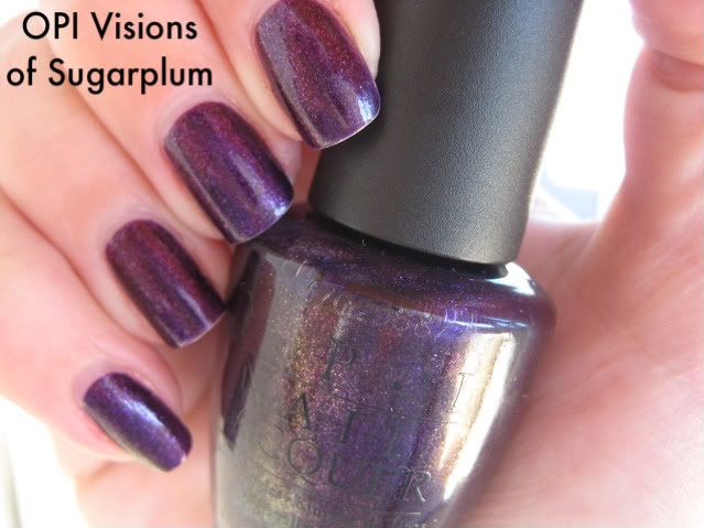 OPI,Visions of Sugarplum,holiday,holiday 2009,purple,shimmer