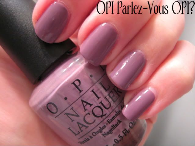 OPI,Parlez-Vous OPI,purple,dusty,labeled swatch,French Collection