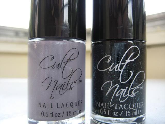 Cult Nails,bottle pic,Living Water,green,glitter,jelly,My Kind of Cool Aid,shimmer,lavender,taupe
