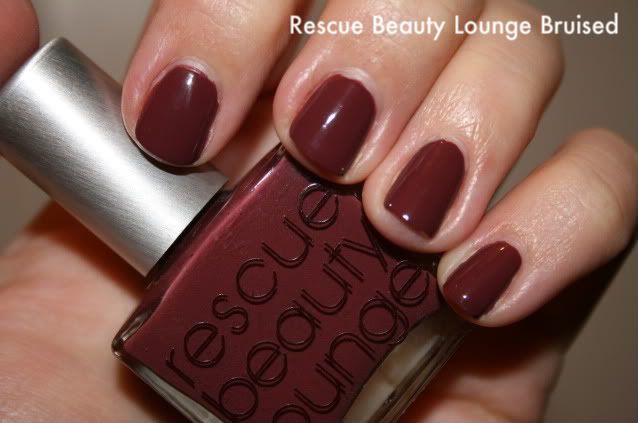 rbl,rescue beauty lounge,plum,brown,hand,Bruised