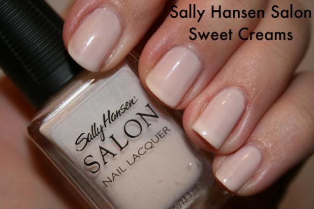 Sally Hansen,Sally Hansen Salon,Sweet Creams,cream,creme,hand,labeled swatch