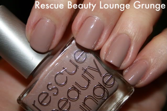 Rescue Beauty Lounge,RBL,Grunge,cream,taupe,hand,labeled swatch