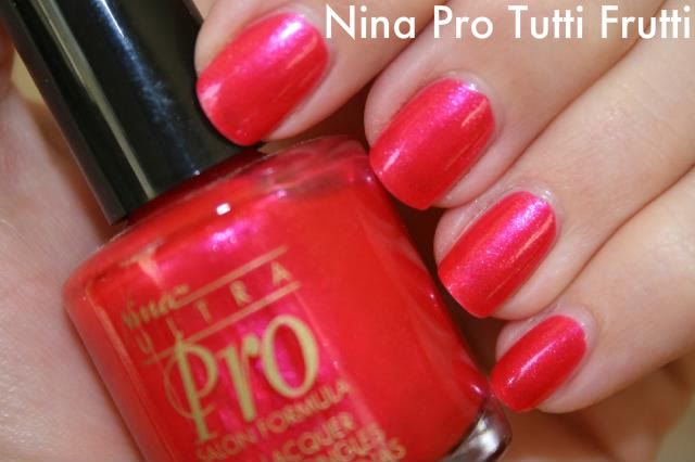 Nina,Nina Pro,Tutti Frutti,pink,jelly,labeled swatch