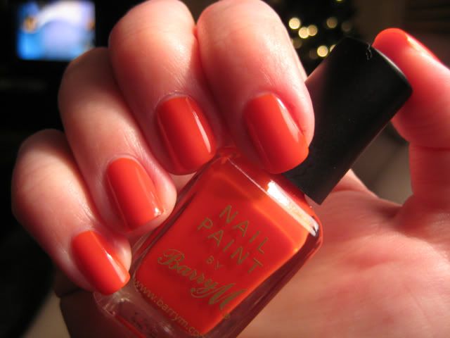 barry m,orange,jelly,swatch