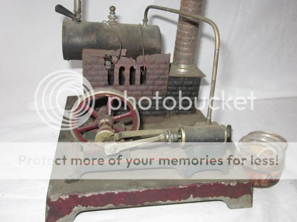 STATIONARY STEAM ENGINE   VINTAGE C/W BITS  