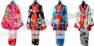 Japanese Womens Belle Beautiful Kimono Dress Robe  