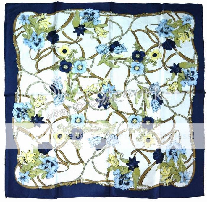 New Beautiful 100% Silk Twill Square Scarf/Shawl/Wrap  